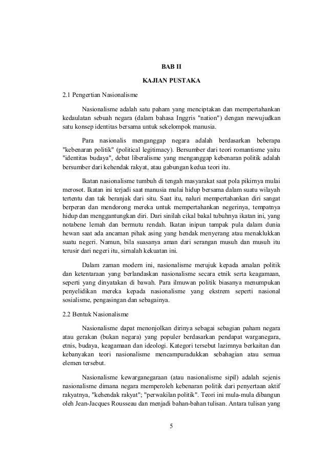 Contoh Artikel Tentang Wawasan Kebangsaan