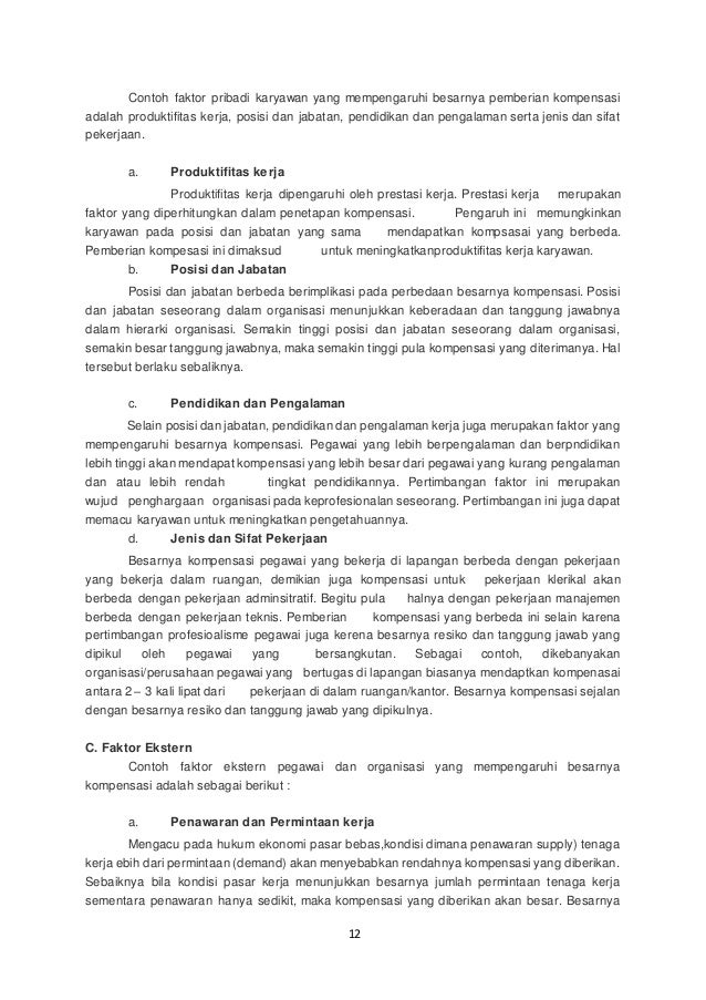 Tugas Makalah 2 Evaluasi Dan Kompensasi
