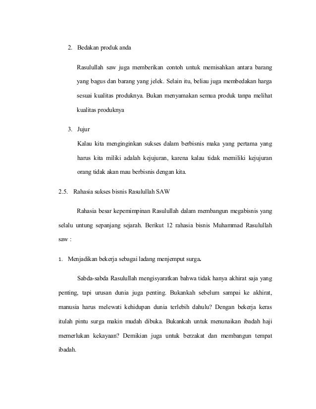 Makalah Agama Islam Tentang Kejujuran Contoh Makalah