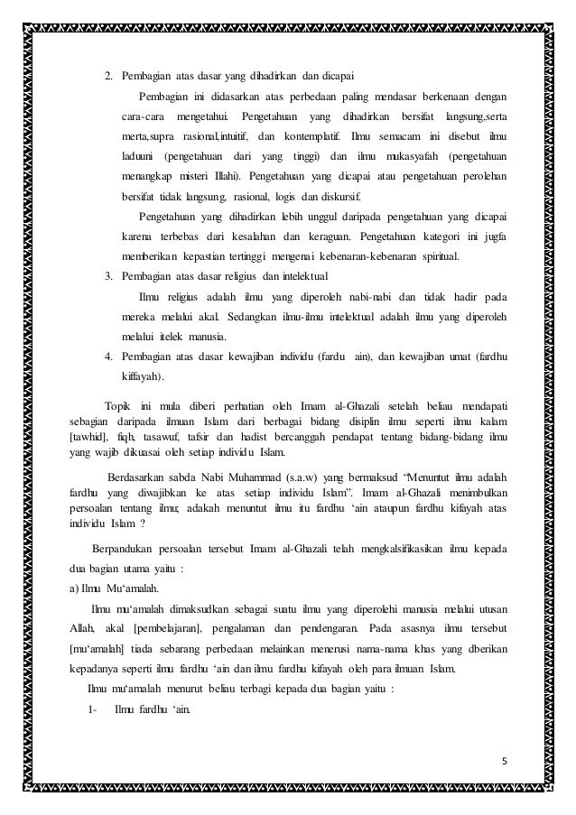 Pembahasan Makalah Agama Islam Tentang Kedudukan Akal Dan Wahyu