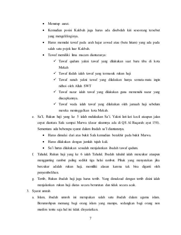 Makalah agama islam 3 materi 2