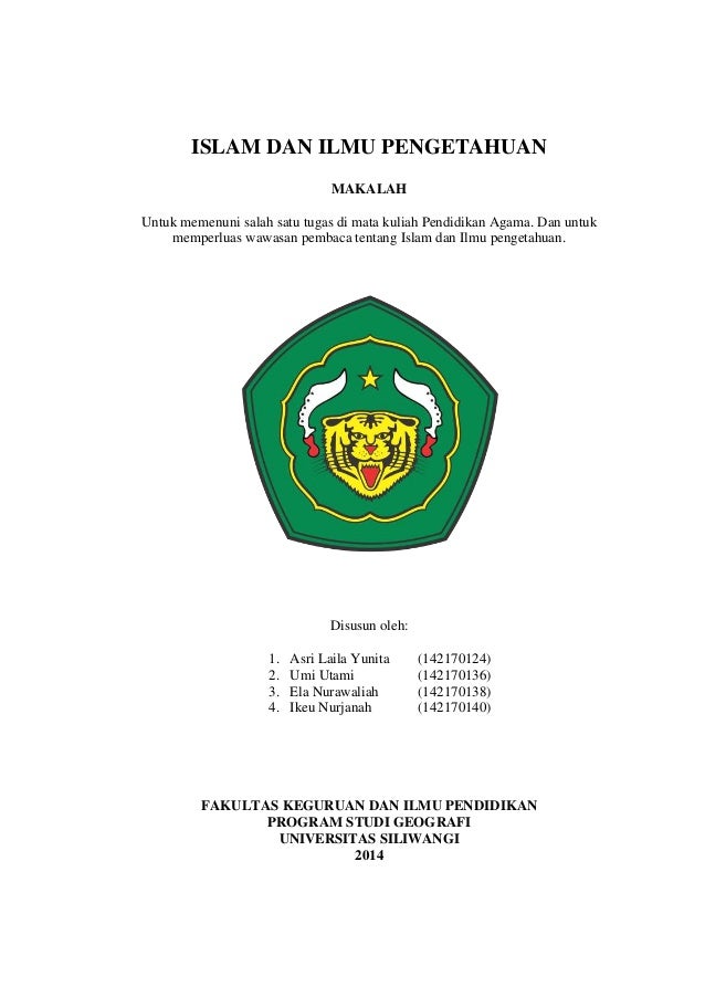 Islam Dan Ilmu Pengetahuan