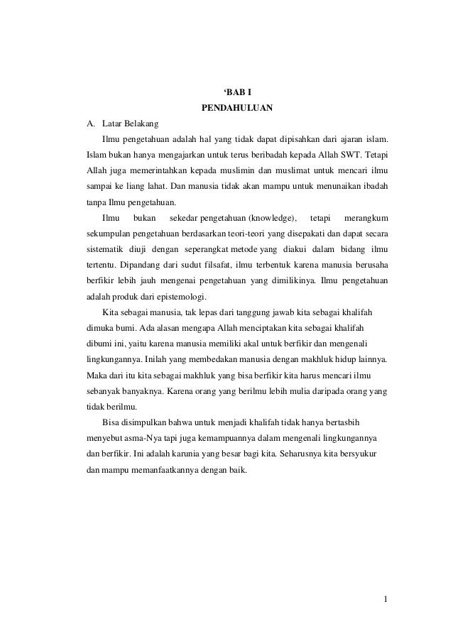 Islam Dan Ilmu Pengetahuan