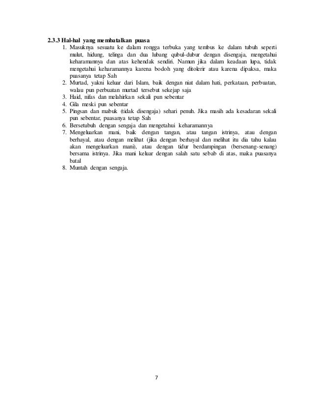 Makalah Agama Islam Iii Materi Puasa