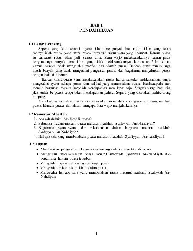 Makalah Agama Islam Iii Materi Puasa
