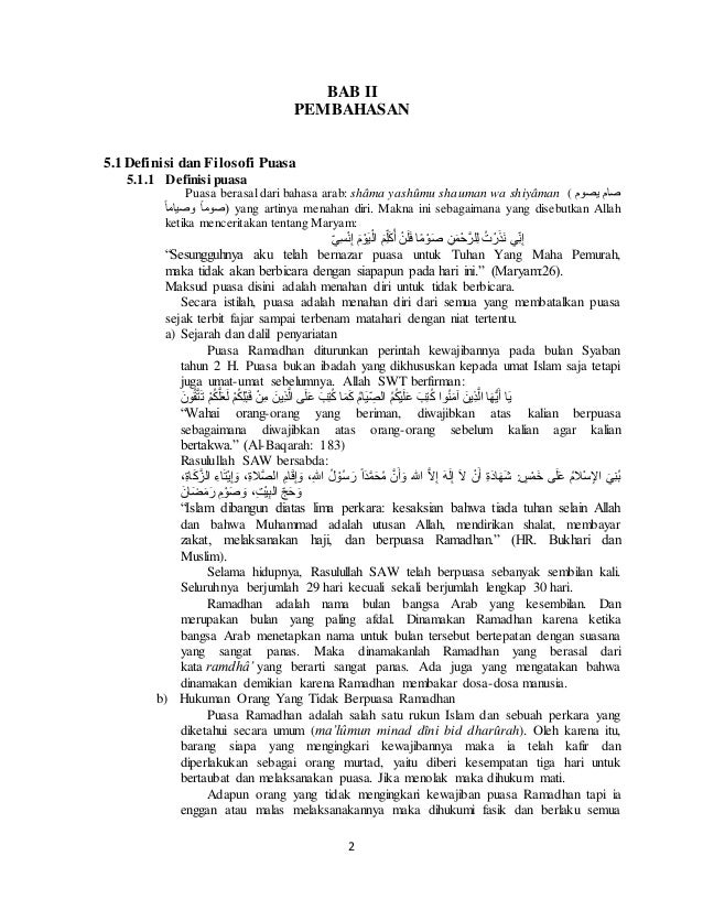 Makalah Agama Islam Iii Materi Puasa
