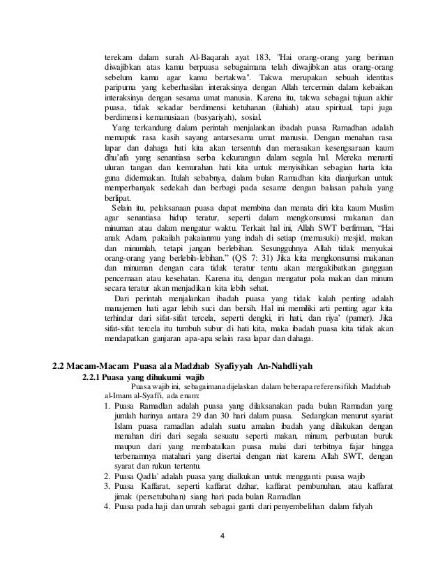 Makalah Agama Islam Iii Materi Puasa