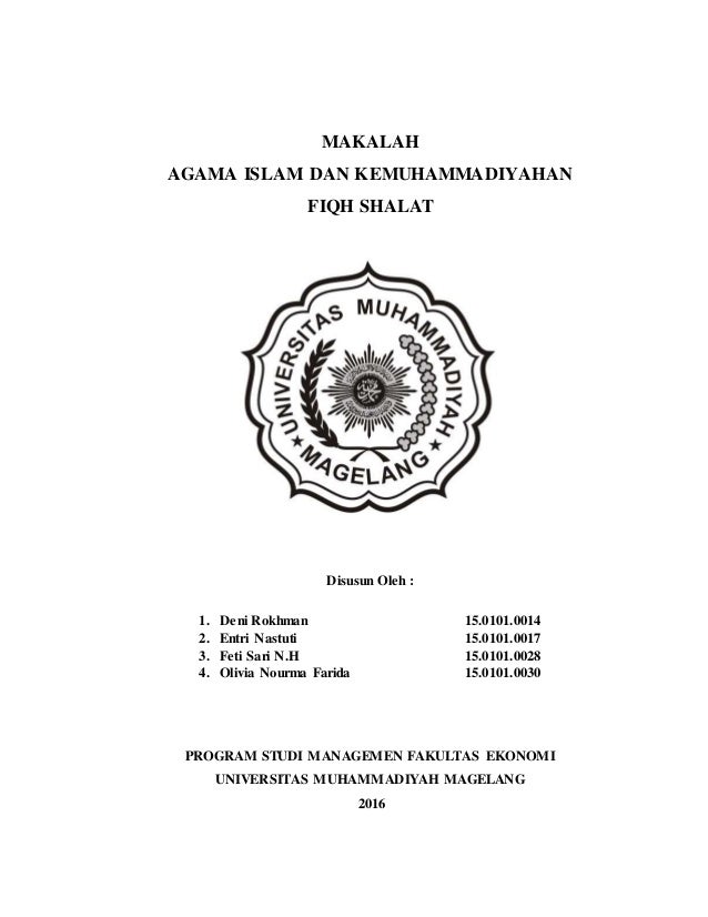 Makalah Aik Solat
