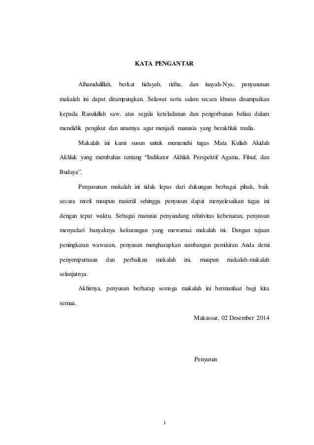 Makalah Akidah Akhlak