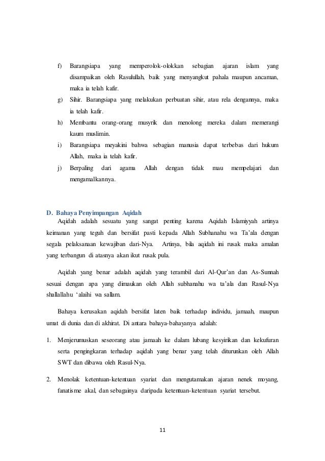 Contoh Makalah Kafir Makalah Lengkap