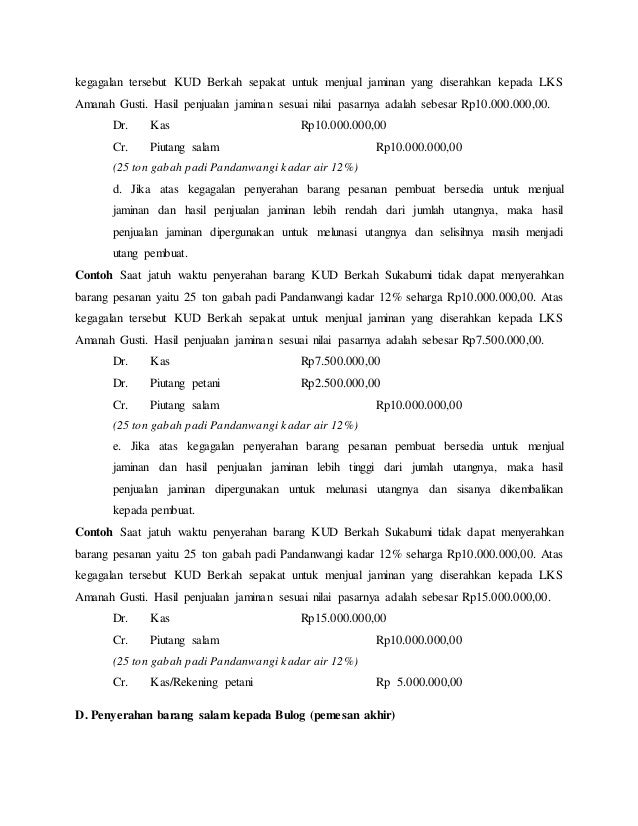 Makalah Akuntansi Syariah Salam Mudharabah