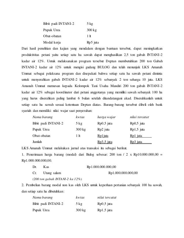 Makalah Akuntansi Syariah Salam Mudharabah