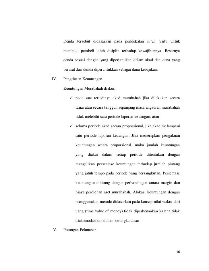 Makalah Akuntansi Syariah Akad Murabahah Jiantari C 301 09 013