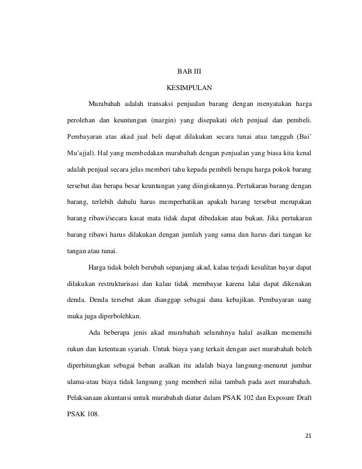 Makalah Akuntansi Syariah Akad Murabahah Jiantari C 301 09 013