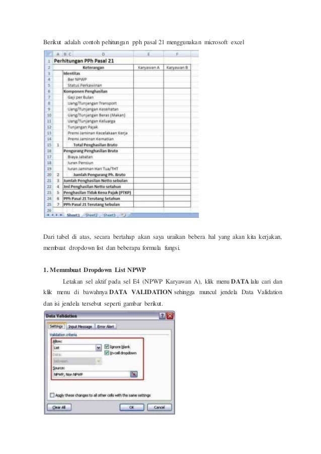 PENGOLAHAN KEUANGAN SEDERHANA DENGAN MICROSOFT EXCEL