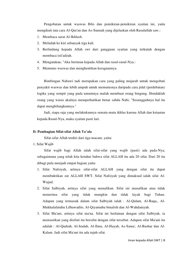 Doc Iman Kepada Allah Swt Nurfaidah Lestari Academia Edu