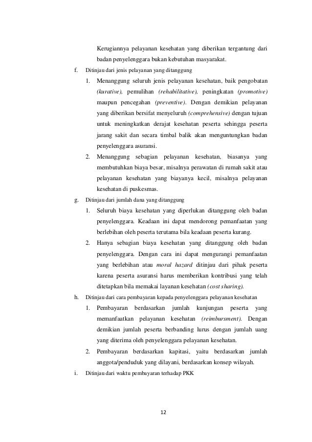 Makalah Asuransi Kesehatan Bpjs