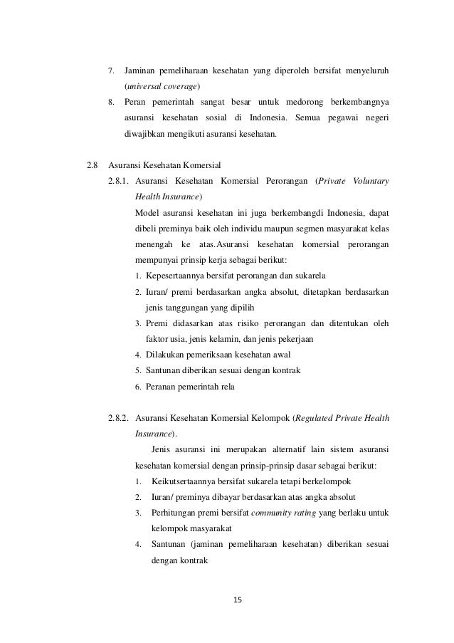 Makalah Asuransi Kesehatan Bpjs