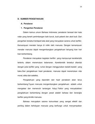 Sebab Wahyu Sebagai Sumber Ilmu Pengetahuan