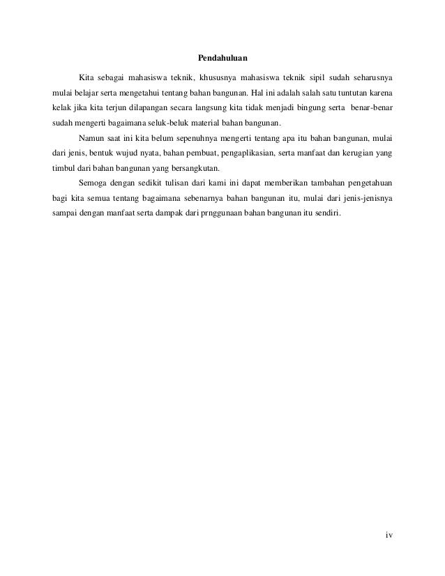 Makalah bahan bangunan part.1