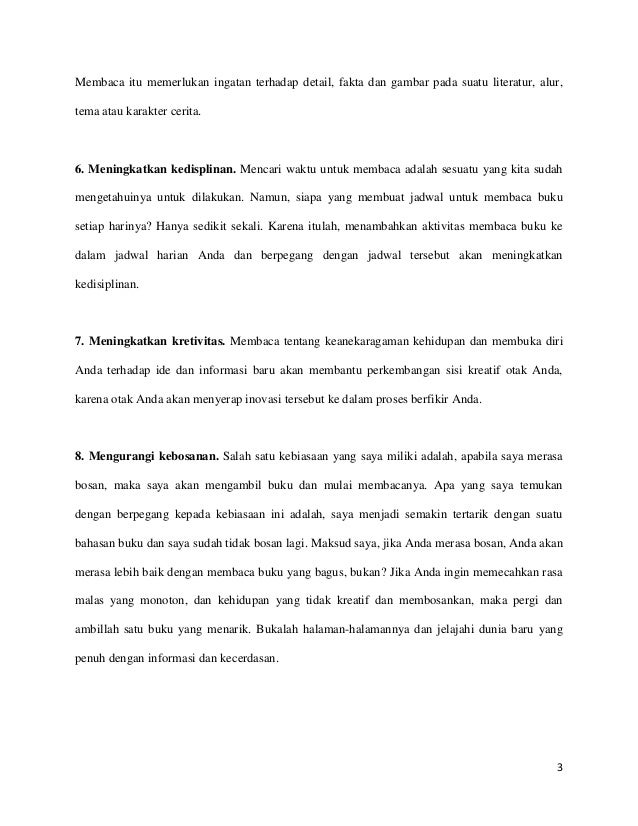 Makalah bahasa manfaat membaca - pengaruh ekonomi terhadap 