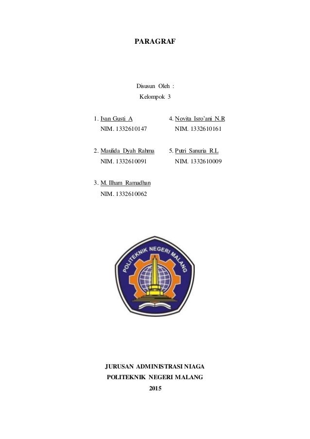 Makalah Bahasa Indonesia Paragraf