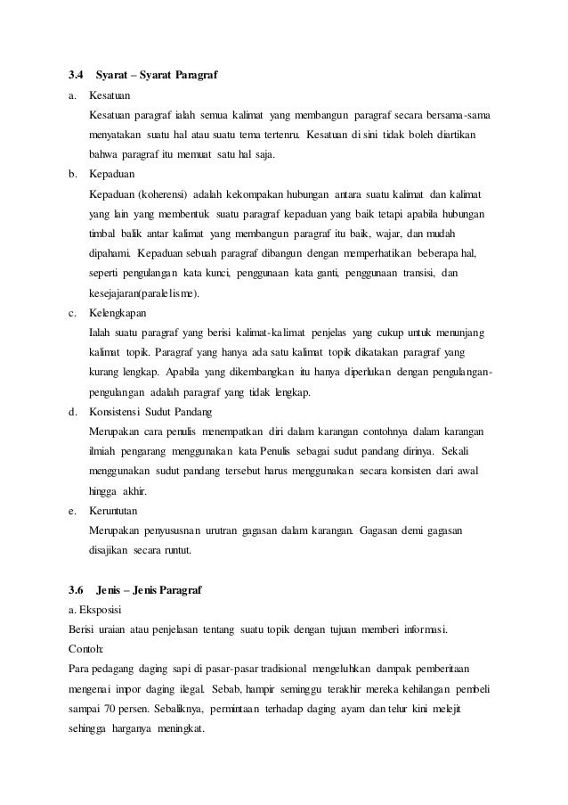 Makalah Bahasa Indonesia Paragraf