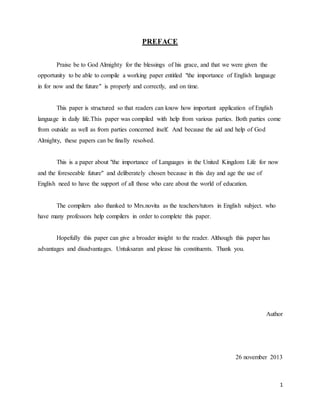 Makalah bahasa inggris | DOCX