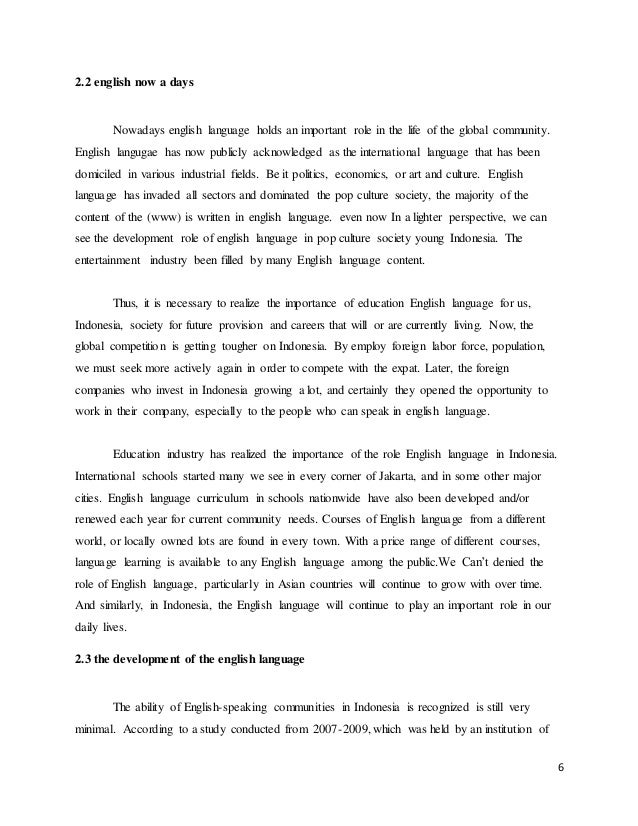 Makalah bahasa inggris