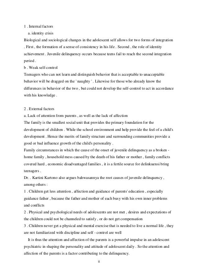 Makalah Bahasa Inggris Kenakalan Remaja