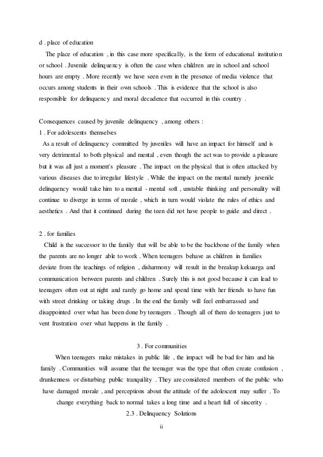 Essay bahasa inggris tentang kenakalan remaja 02 picture