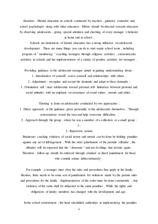 Essay bahasa inggris tentang kenakalan remaja 03 image