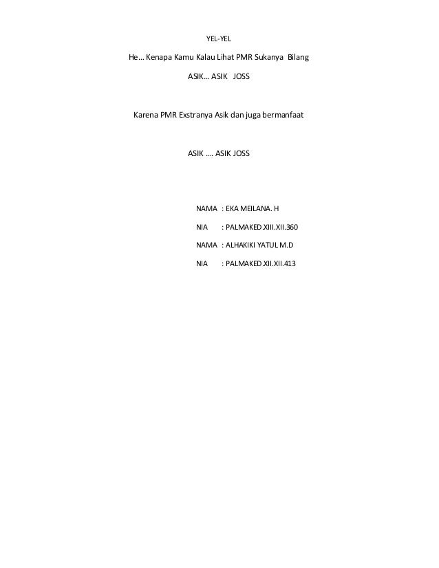 Makalah bakti sosial pmr