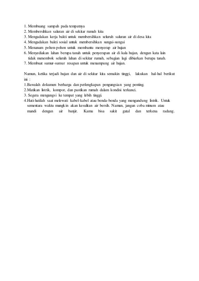 Makalah Banjir