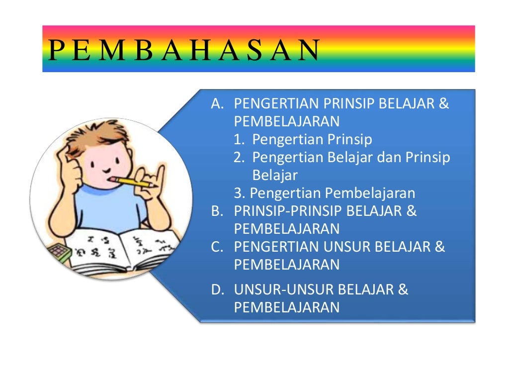 Makalah belajar dan pembelajaran___Prinsip-prinsip  