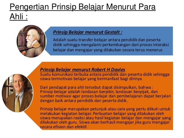 Makalah belajar dan pembelajaran___Prinsipprinsip