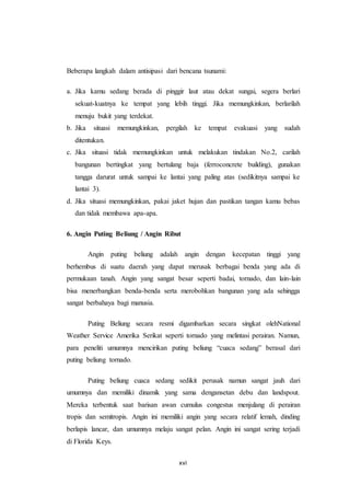 Makalah bencana alam