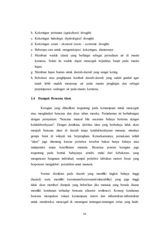 Makalah bencana alam