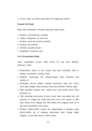 Makalah bencana alam