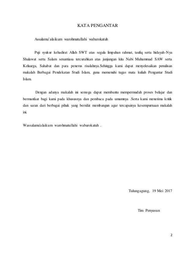 Makalah Berbagai Pendekatan Studi Islam