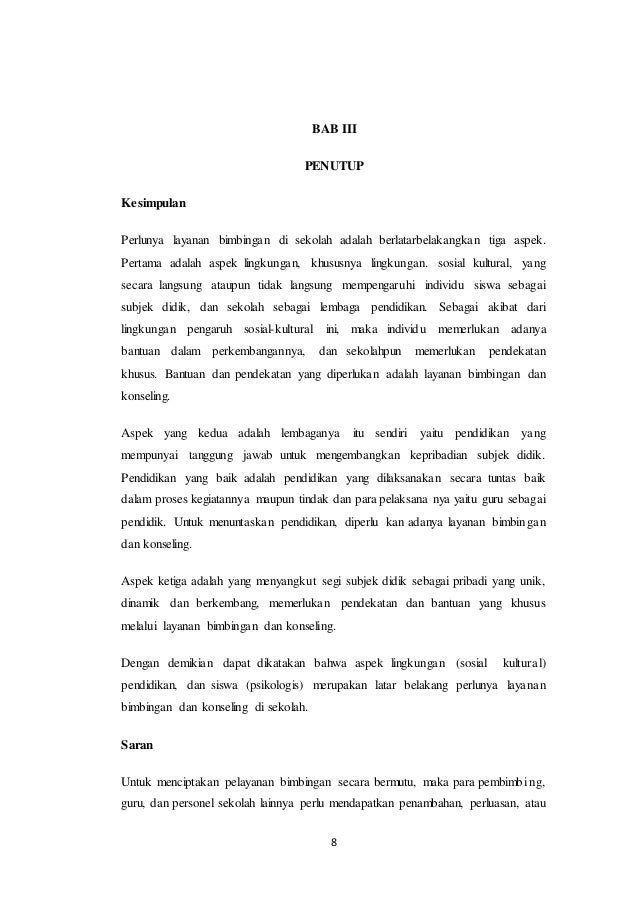 Makalah Bimbingan Konseling Menurunnya Prestasi Anak