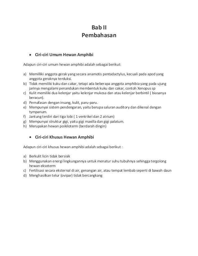 Makalah Biologi - Amphibia