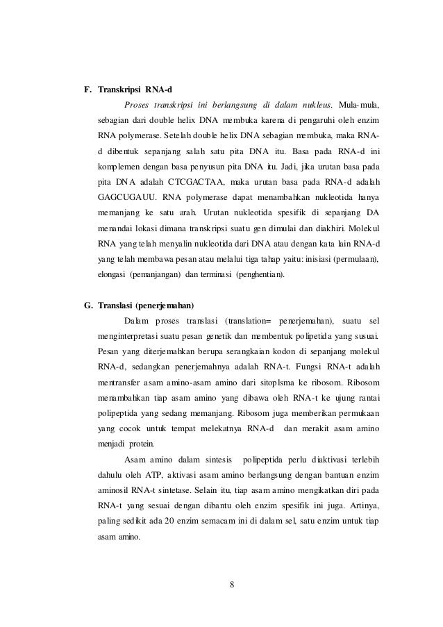 Perbedaan Dan Persamaan Rna Dan Dna - DNA Informasi