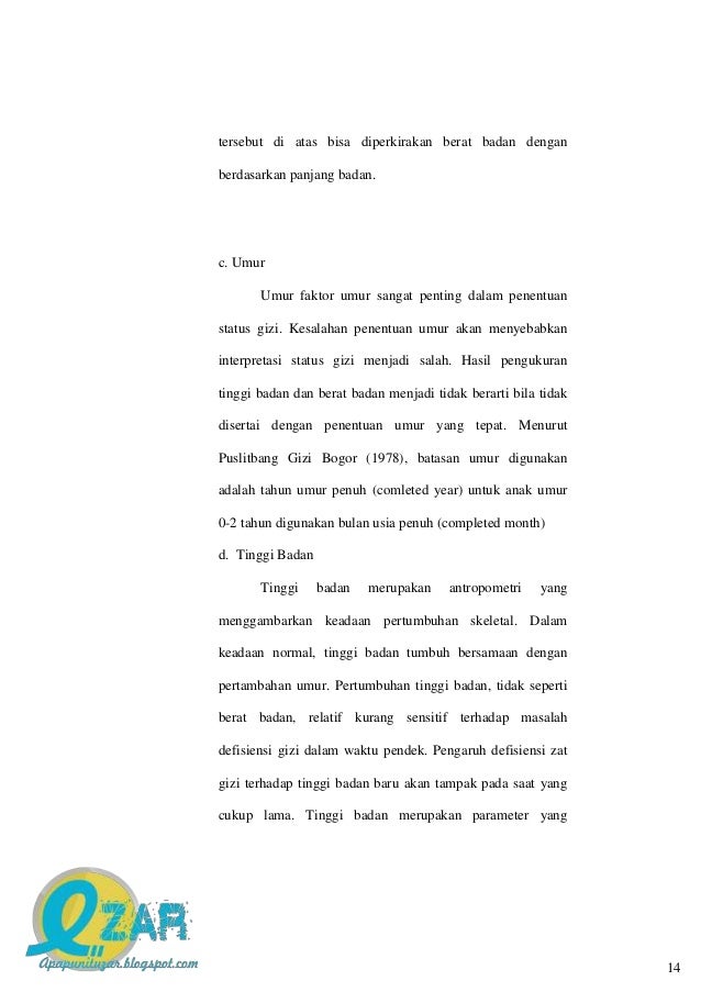 Makalah Status GIZI