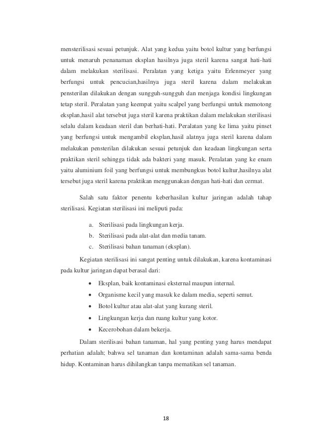 Makalah Bioteknologi Kultur Jaringan