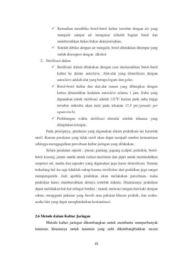 Makalah Bioteknologi Kultur Jaringan