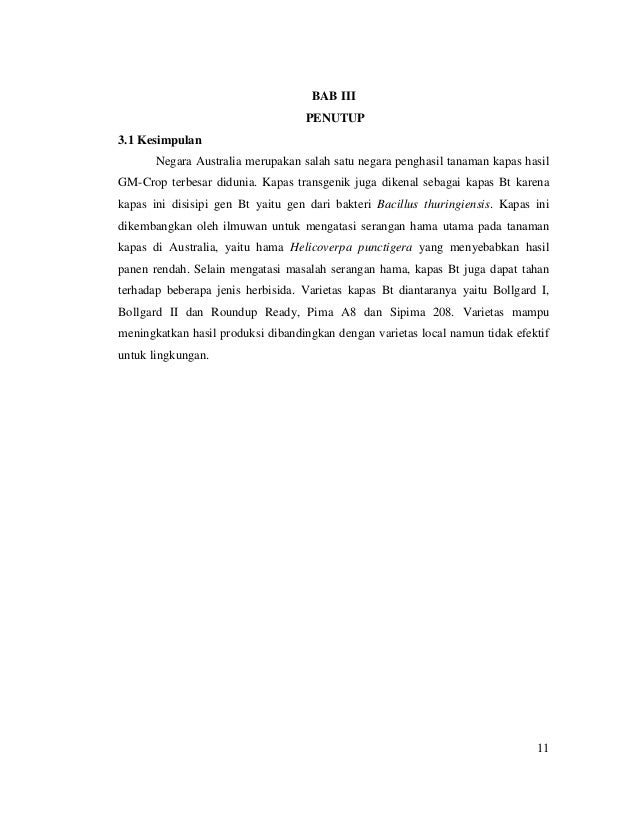 Makalah Bioteknologi Pertanian Australia
