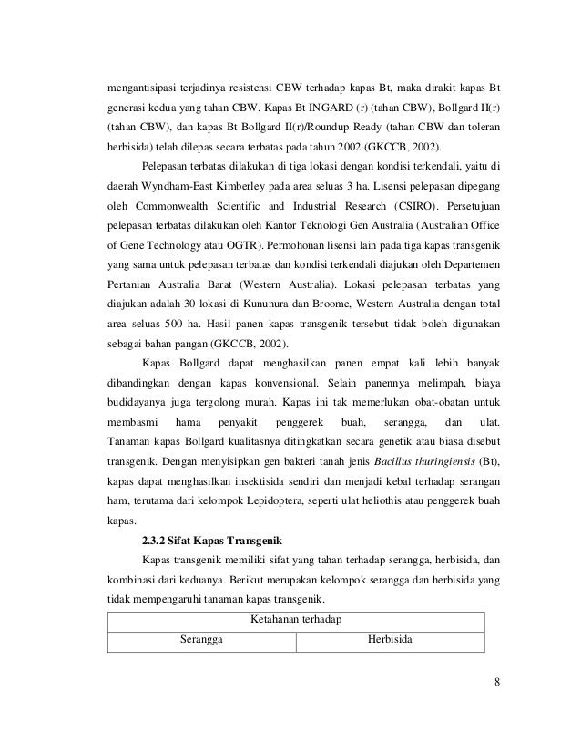 Makalah Bioteknologi Pertanian Australia