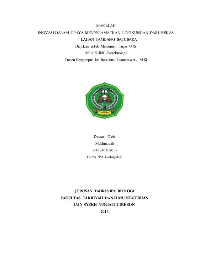 Makalah Bioteknologi Uts