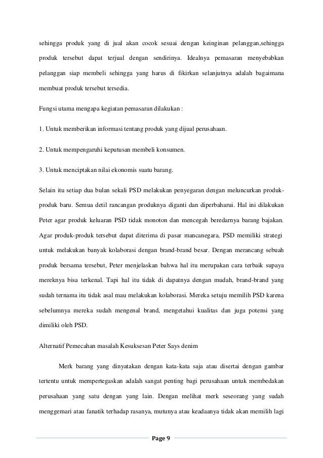 Makalah bisnis dan kewirausahaan distro psd